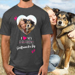 Grappig ik hou van mijn Vriendin Hondenliefhebber  T-shirt<br><div class="desc">Wie hou je echt van? Je vriendin of haar hond. Geef het perfecte cadeau aan je vriendje deze Valentijnsdag met dit grappige shirt van het hondenliefje! Een moet hebben voor elk hondenliefhebber, hondenmam en hondenvader. Een leuke draai op mijn Vriendin, dit shirt citeert: "Ik hou van mijn Vriendin hond" ......</div>