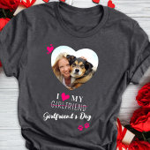 Grappig ik hou van mijn Vriendin Hondenliefhebber  T-shirt