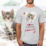 Grappig ik hou van mijn Vriendinnen kat aangepaste T-shirt<br><div class="desc">Van wie hou je echt? Je vriendin of haar poes! Geef het perfecte cadeau aan je vriend deze Valentijnsdag met dit grappige kattenliefhebber shirt! Een must have voor elke kattenliefhebber, kattenmoeder en kattenvader! Een leuke draai aan I Love My Vriendin, dit shirt citaat "I Love My Vriendin's Cat" ... Personaliseer...</div>