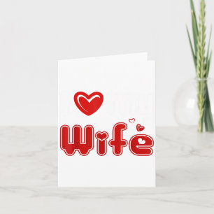 Grappig ik hou van mijn vrouw  kaart