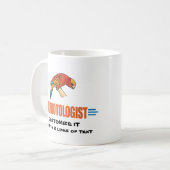 Grappig Ik Hou Van Papegaaien Koffiemok (Voorkant links)