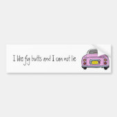 Grappig Ik hou van Pink Figaro Car Bumpersticker (Voorkant)