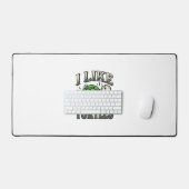 Grappig Ik Hou Van Schildpadden Vintage Schildpad  Bureaumat (Keyboard & Muis)
