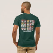 Grappig "Ik hou van tuinen "T-Shirt" T-shirt (Achterkant volledig)
