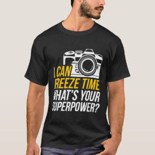 Grappig ik kan bevriezen Time Photography Design v T-shirt