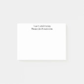 Grappig, ik kan vandaag niet volwassen zijn. Maak Post-it® Notes (Voorkant)