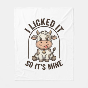 Grappig Ik Likte Het Koe Vintage Boerderij Shirt O Fleece Deken