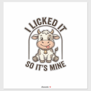 Grappig Ik Likte Het Koe Vintage Boerderij Shirt O Sticker