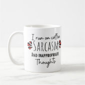 Grappig ik loop op koffiemok (Links)