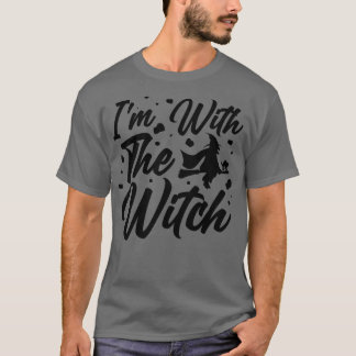 Grappig ik met de heks grappige echtgenoot Hallowe T-shirt
