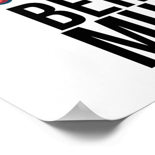 grappig ik mis je veel design met aardbei poster (Hoek)