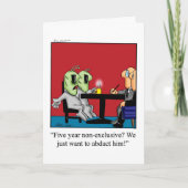 Grappig, ik mis je Wenskaart Kaart (Voorkant)