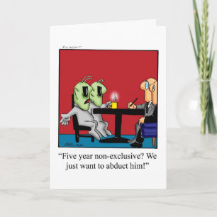 Grappig, ik mis je Wenskaart Kaart