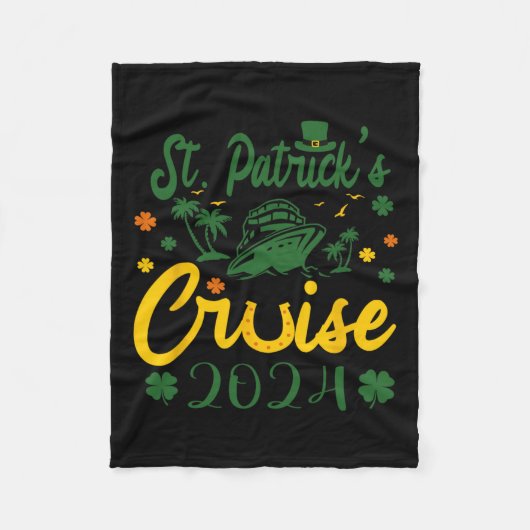 Grappig, ik neem altijd een potje mee St Patrick Fleece Deken (Voorkant)