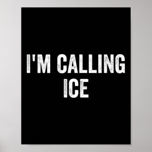 Grappig Ik Noem Ijs Fun Gag Noveltie Politieagent Poster