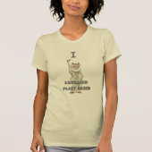 Grappig ik omarmde Plant gebaseerde T-shirt (Voorkant)