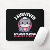 Grappig Ik overleefde Mom Ping Nursing School Scha Muismat (Met muis)