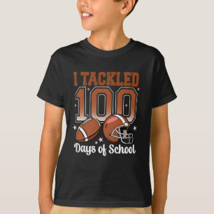 Grappig ik pakte 100 dagen school voetbal kinderen t-shirt