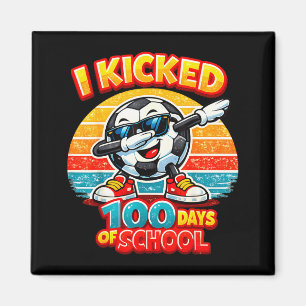 Grappig ik trapte 100 dagen schoolvoetbal 100ste d magneet