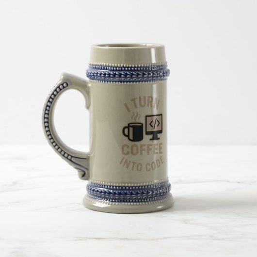 Grappig ik verander koffie in code bierpul (Links)