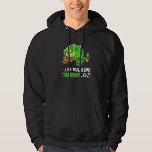 Grappig ik vind kameleon dieren gewoon echt leuk C Hoodie