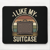  Grappig Ik vind mijn koffer Trump Meme 1 leuk Muismat (Voorkant)