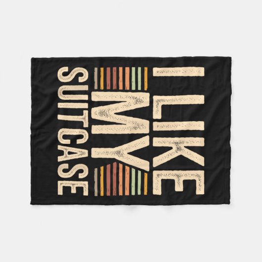  Grappig Ik vind mijn koffer Trump Meme 2 leuk Fleece Deken (Voorkant (Horizontaal))