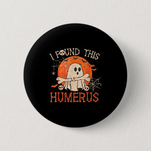 Grappig ik vond deze grappige Boo geest Halloween Ronde Button 5,7 Cm