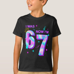 Grappig Ik Was 6 Nu Ben Ik 7 Zes Zeven Meme 7 Jaar T-shirt