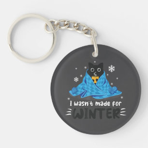 Grappig Ik Was Niet Gemaakt Voor Winter Schattige Sleutelhanger
