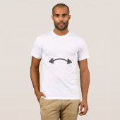 Grappig Ik Workout Slogan Grafische Gym T-shirt (Voorkant volledig)