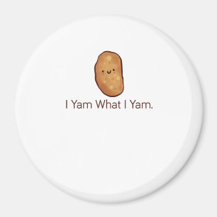 Grappig Ik Yam Wat Ik Yam Voor Mannen, Vrouwen & J Magneet