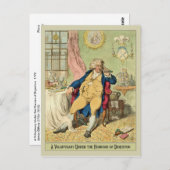 Grappig illustratie door James Gillray Briefkaart (Voorkant / Achterkant)