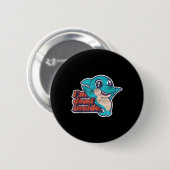 Grappig im dood binnen mentale gezondheid bewustzi ronde button 5,7 cm (Voorkant /achterkant)