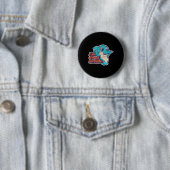 Grappig im dood binnen mentale gezondheid bewustzi ronde button 5,7 cm (In situ)