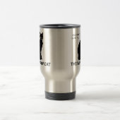 Grappig Improv Cat: Ja, en... Het kan me niet sche Reisbeker (Center)