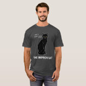 Grappig Improv Cat: Ja, en... Het kan me niet sche T-shirt (Voorkant volledig)
