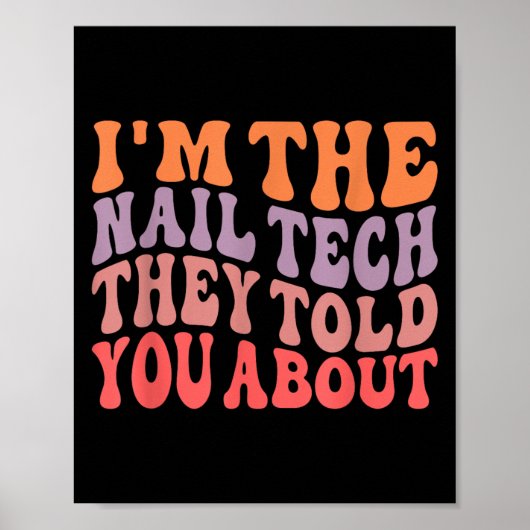 Grappig in de nageltechniek waar ze je over vertel poster (Voorkant)