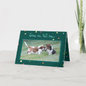 Grappig "In Dog Years" Verjaardag Kaart w / Basset (Voorkant)