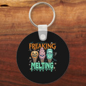 Grappig In Freakin Smelting Frankenstein Monster H Sleutelhanger (Voorkant)
