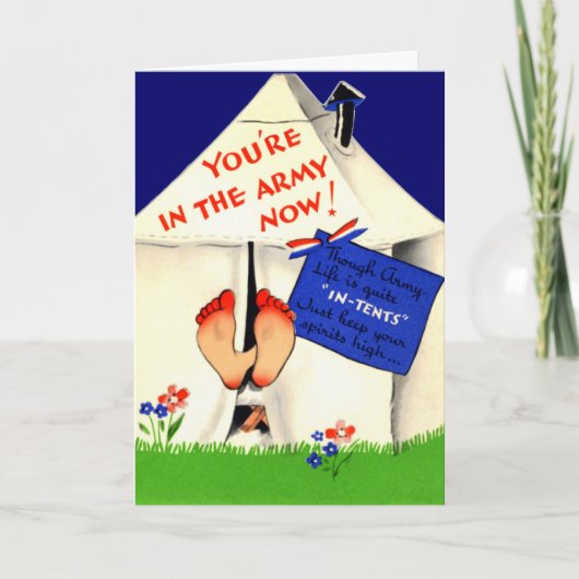 Grappig in het leger nu Kaart (Voorkant)
