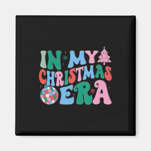 Grappig in mijn kersttijd familie match magneet (Voorkant)