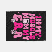 Grappig In Mijn Spier Mama Era Gym Workout Fitness Fleece Deken (Voorkant (Horizontaal))