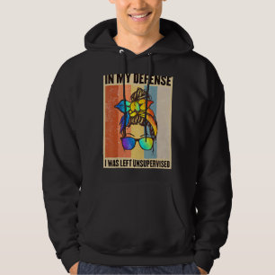Grappig in mijn verdediging dat ik ongecontroleerd hoodie