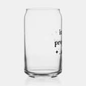 Grappig in mijn zwangere tijdperk zwangerschapscad blikvorm glas (Links)