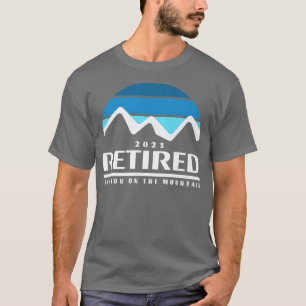Grappig in ruste 2021 Mountain Quote Skiing Reti T-shirt