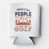 Grappig in ruste Golf Player Golfer Dad Love Golfi Blikjeskoeler (Voorkant)