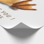 Grappig inpakpapier Happy Yellow Duck - Smile (Hoek)