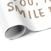 Grappig inpakpapier Happy Yellow Duck - Smile (Rol Hoek)