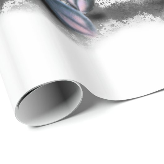 Grappig inpakpapier met muzikale Muisband (Rol Hoek)